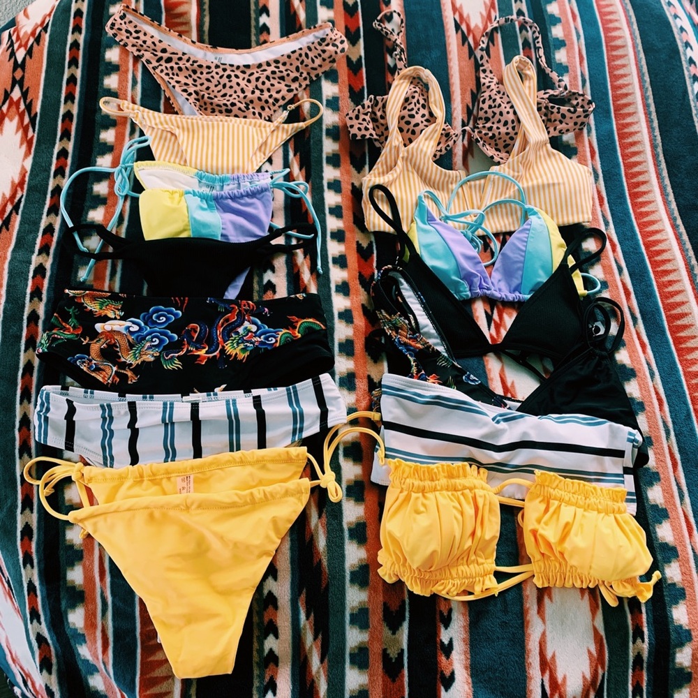 SEVEN BIKINIS! Scroll for pics!